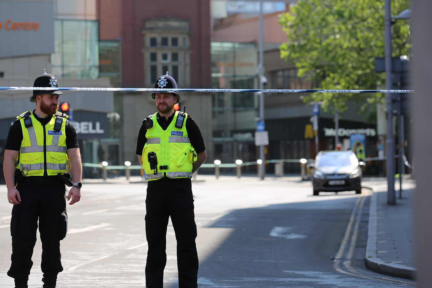 Officers on Shakespeare Street Nottingham