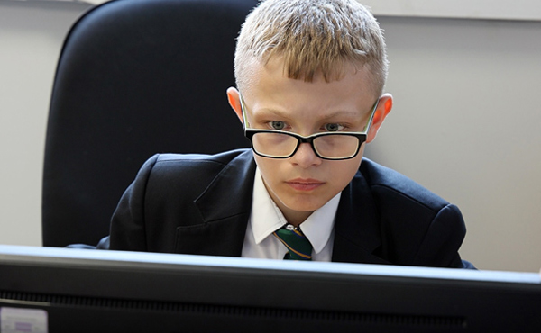 Thirteen-year-old pupil Leighton Turner who was chosen as winner of our 2025 Schools Empowerment Award