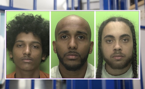 Left to right: Jonel St Catherine, Jaheem St Catherine, Solomon Schaff