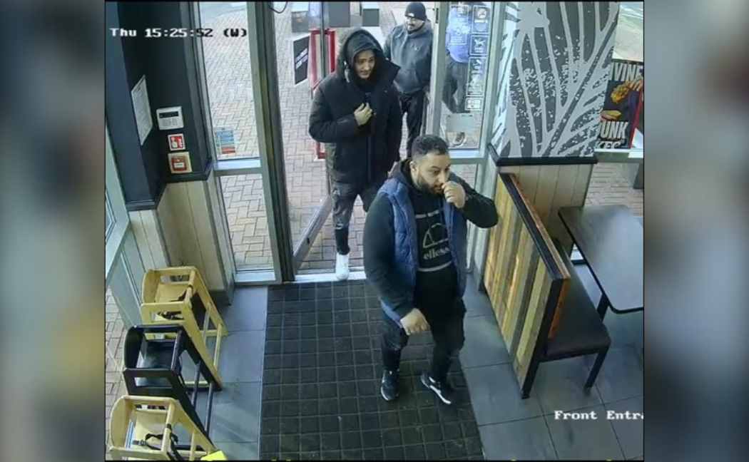 CCTV inquiries showed four members of the gang visited a KFC in Nottingham just before the robbery