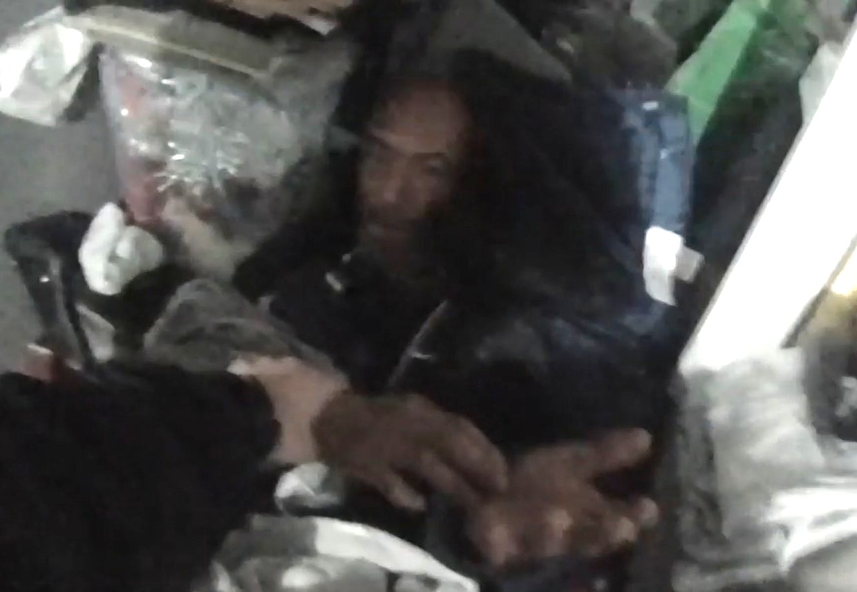 Carl Thomas discovered hiding under coats