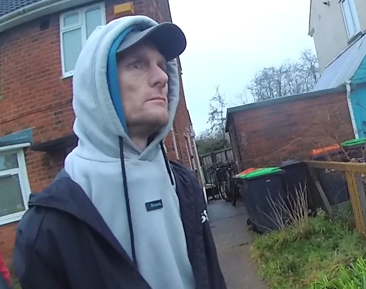 Kieron Millin being arrested