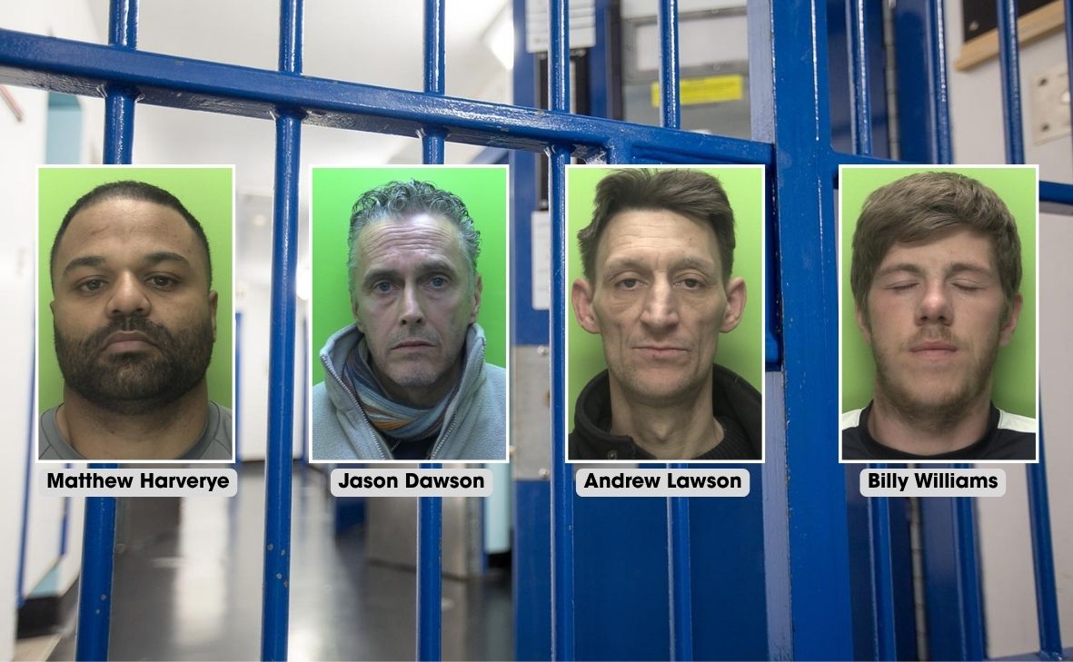 Mugshots of offenders