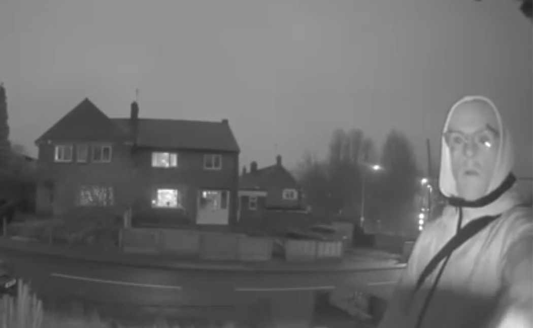 Burglar John McSalley was caught on a doorbell camera