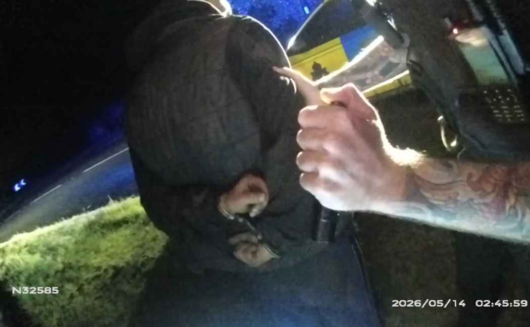 Bodyworn footage of one of the four arrests