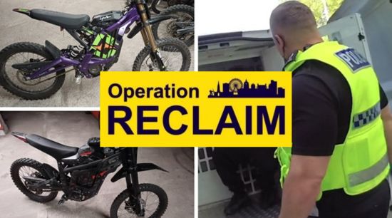 Operation Reclaim: Pair due in court after public assist officer in stopping electric motorbikes