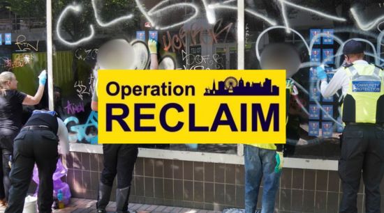 Operation Reclaim: Young people who deface or destroy Nottingham buildings will have to clear up their mess – and we will take away their balaclavas