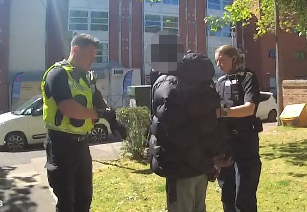 Sur-Ron bikes were seized and a suspected drug dealer arrested by city centre police.jpg