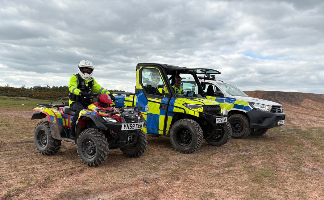 the force's ATV and quad bikes