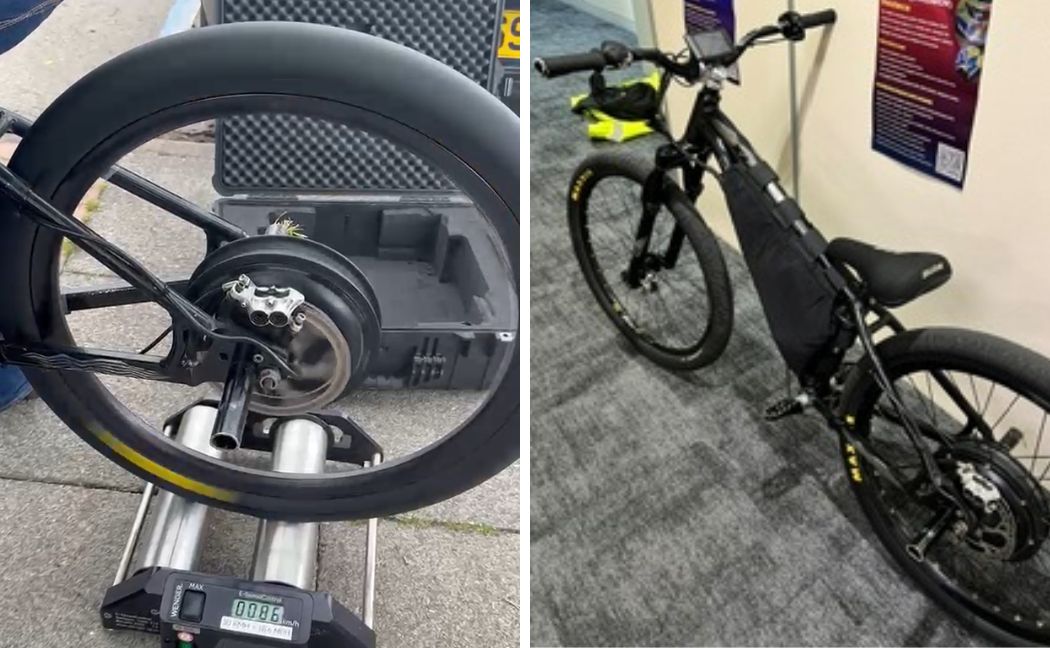 dangerous bike seized