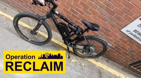 Operation Reclaim: Officers seize six illegal e-bikes near Old Market Square