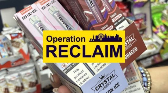 Operation Reclaim: Seven in nine businesses fail underage vape test purchase operation