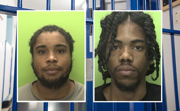 Custody photos of Keanu McKoy and Paris Francis.
