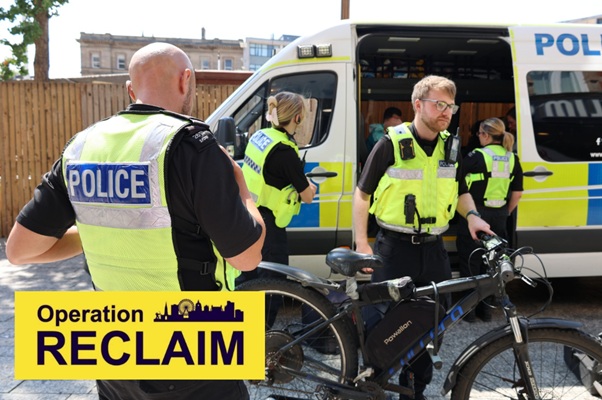 City centre clampdown on illegal e-bikes to be rolled out in Mansfield Op Reclaim e-bikes.jpg