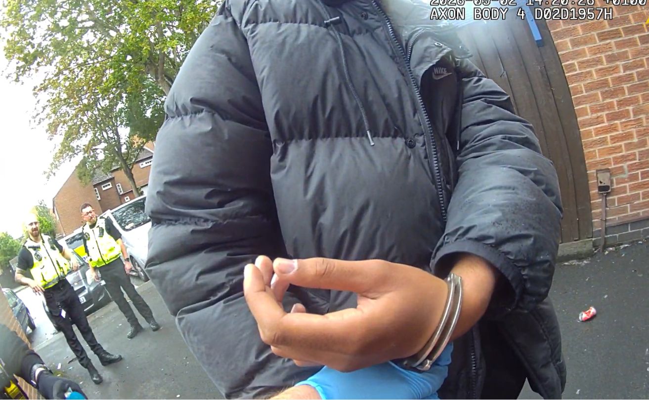 Bodyworn cameras captured the arrests