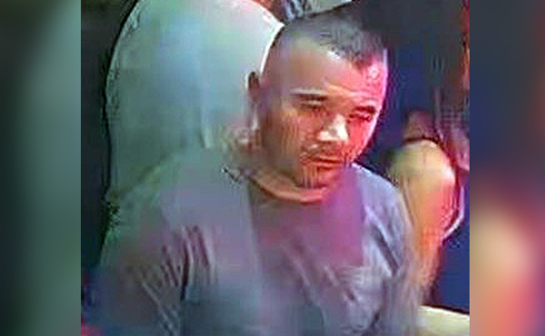 A CCTV image of a man police want to identify and speak to in relation to an incident at a Mansfield bar