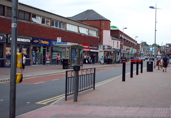 A photo of Arnold town centre