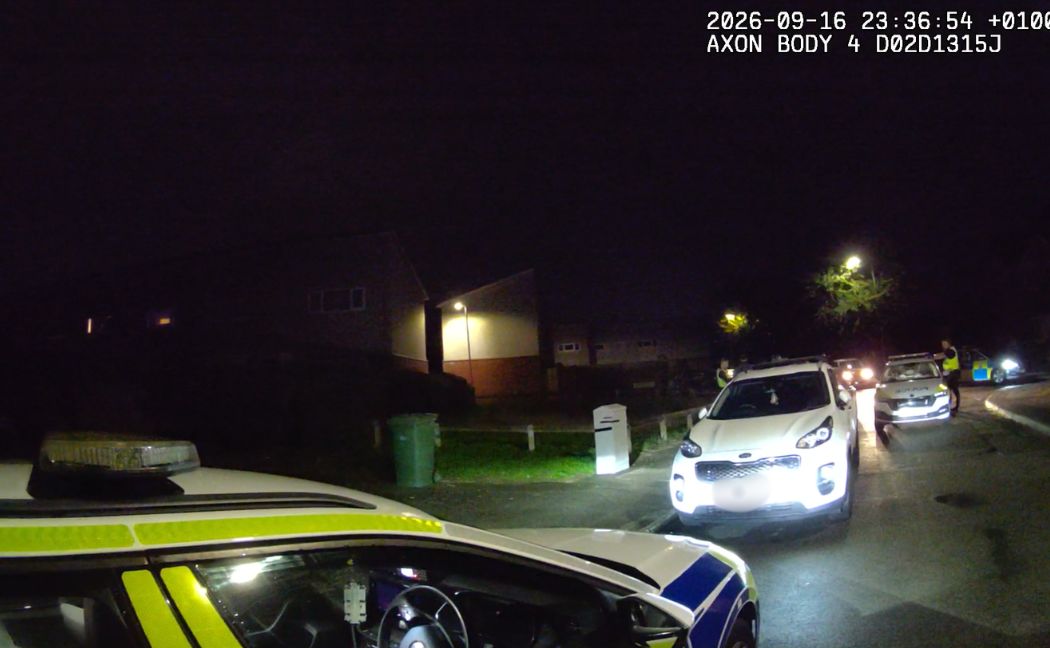 Bodyworn video of the arrests