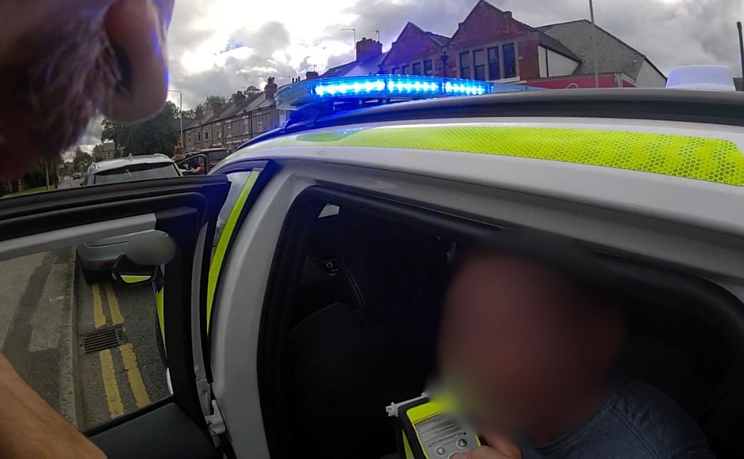 drink driver pulled over