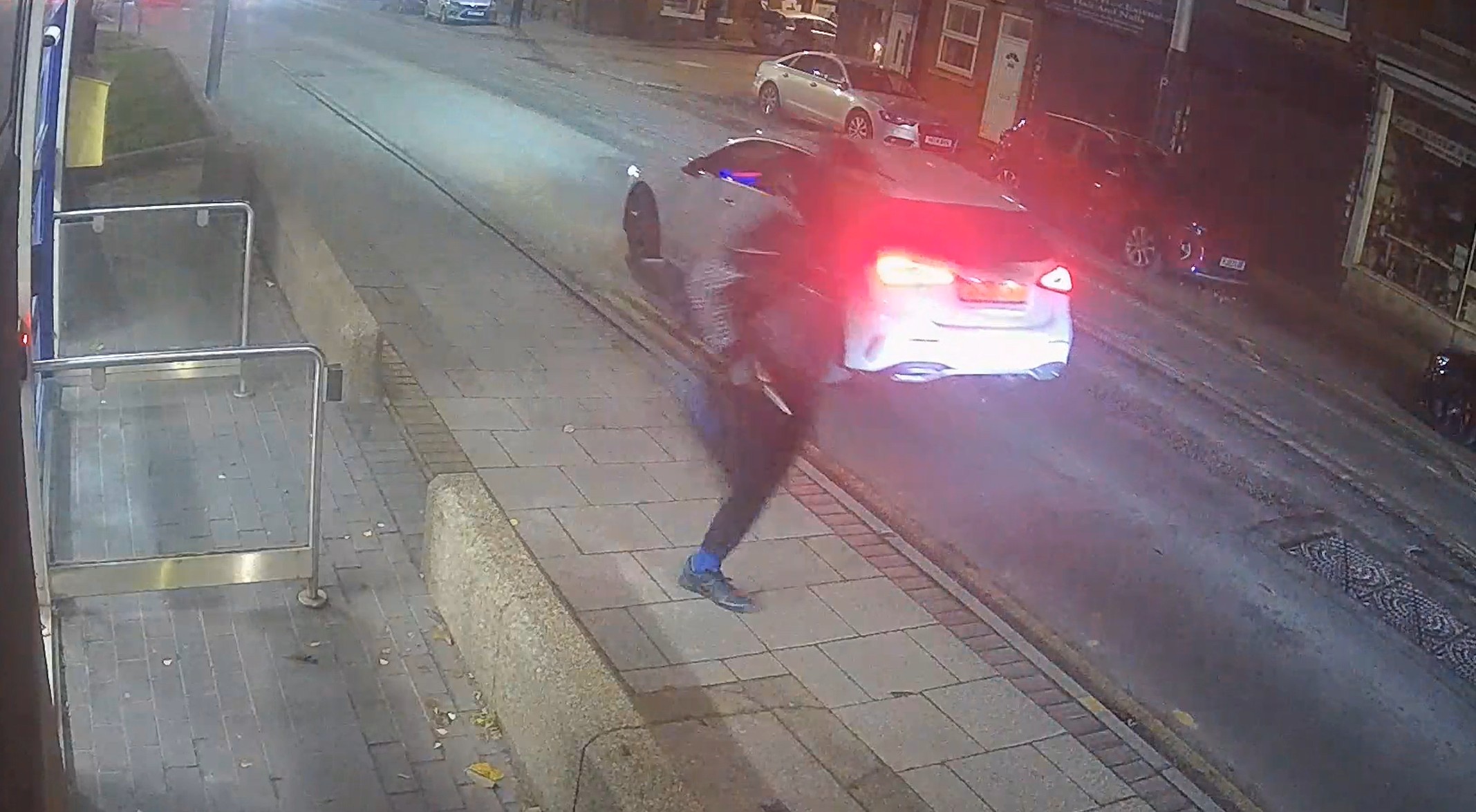 Neke Reid pictured on CCTV
