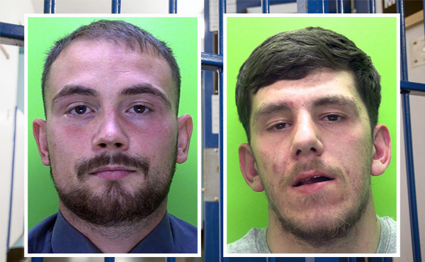 A custody photo off brothers Mitchell Burton (DOB: 05/04/1994) and Keenan Burton (DOB: 27/10/2004)