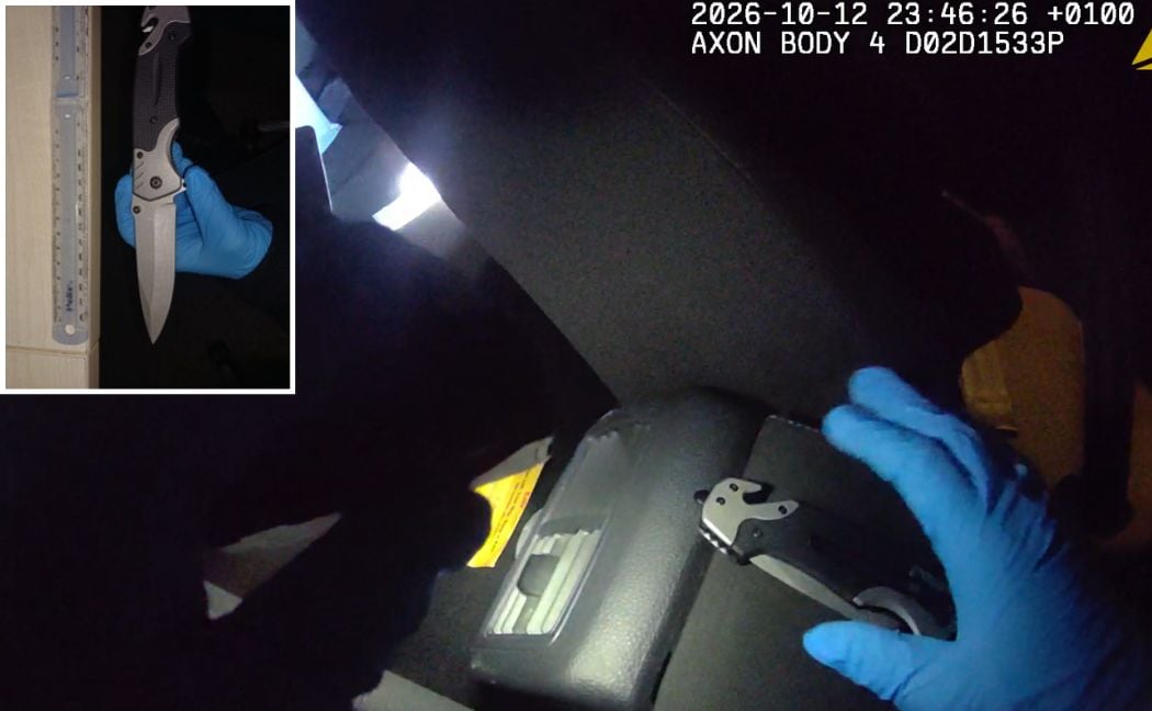 The knife which was recovered