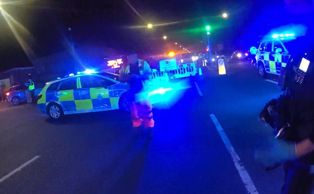 crash scene