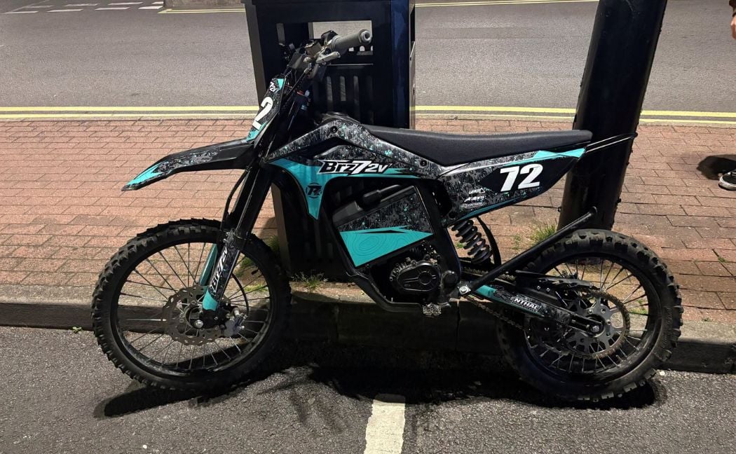 seized bike from Friday