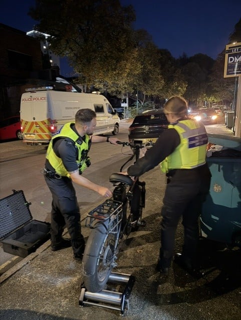 Mtb Start Ramp Man arrested on suspicion of drug offences during illegal e-bike ...