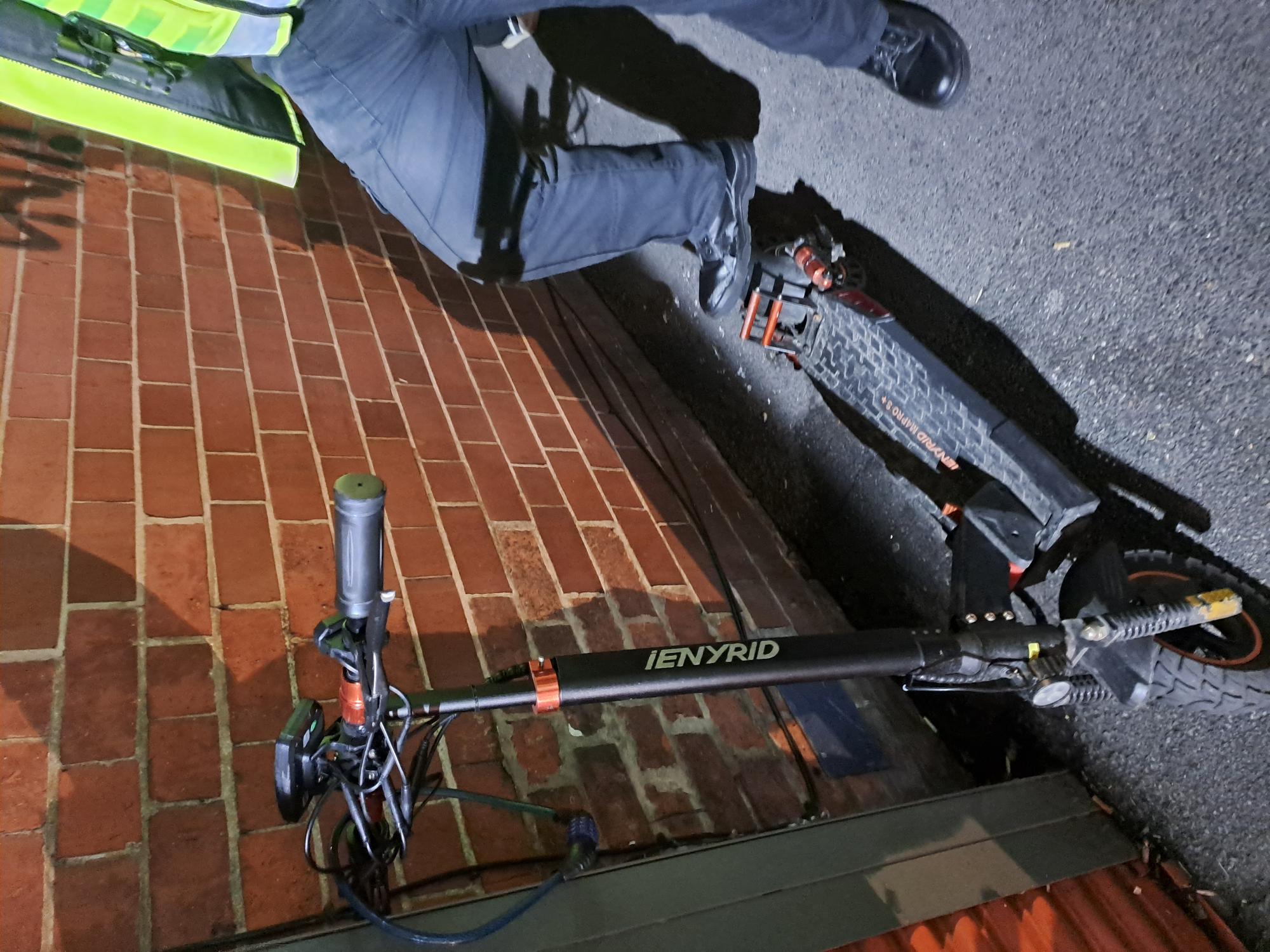 Mtb Start Ramp Man arrested on suspicion of drug offences during illegal e-bike ...
