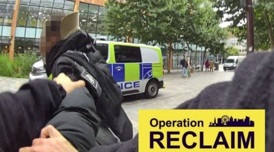 Operation Reclaim: Patrolling officers arrest suspect minutes after mobile phone robbery